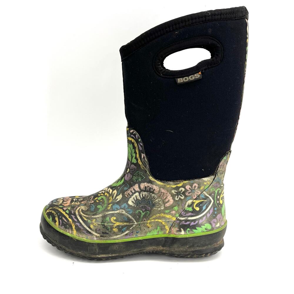 Bogs Girls‎ Youth 3 High Tuscany 52502 Insulated Winter Rubber Rain Snow Boots